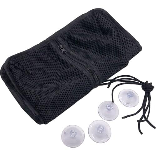 Surfing Stand Up Paddleboard Deck Canvas Pouch Storage Net Bag & Suction Cups