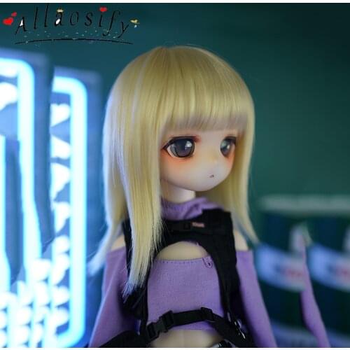 Allaosify Bjd Doll 1/3 1/4 1/6 1/8 Qi Liuhai High Temperature Silk Wig