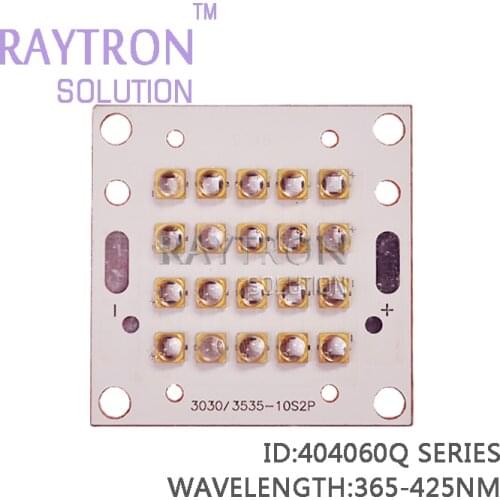 60w uv led chip, glue curing ,banknote verification,pet stool test uv led ,supply 365nm 385nm 395nm 405nm 415nm wavelength uv led model