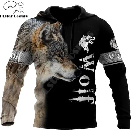Beautiful Wolf 3D All Over Printed Fashion Hoodies Mens Hooded Sweatshirt Unisex Zip Pullover Casual Jacket Tracksuit DW0230