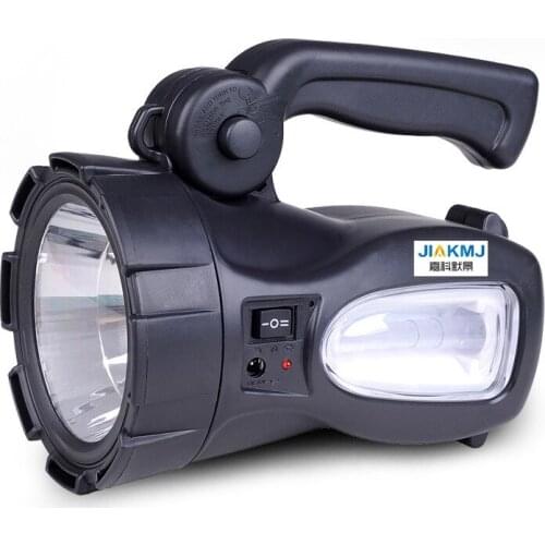 High quality Portable rechargeable highpower Searchlight with side light Long Range Outdoor Waterproof Flashlight Lamp Lantern