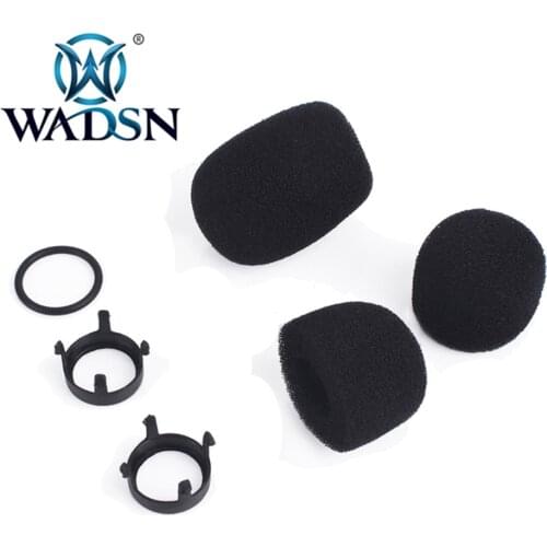 WADSN Tactical Headset MIC Sponges Replacement Parts For Comtac Series Earphone Airsoft Headphone Microphone Accessories WZ160