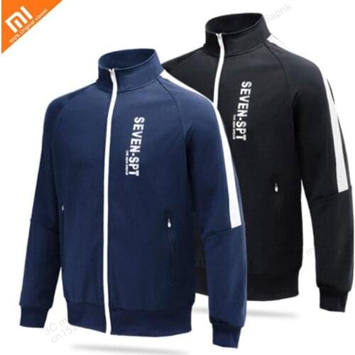 Youpin youpin Mens High Quality Cardigan Zipper Sports Jacket Silky Sports Jacket Outdoor Fitness Running Jacket Smart Home