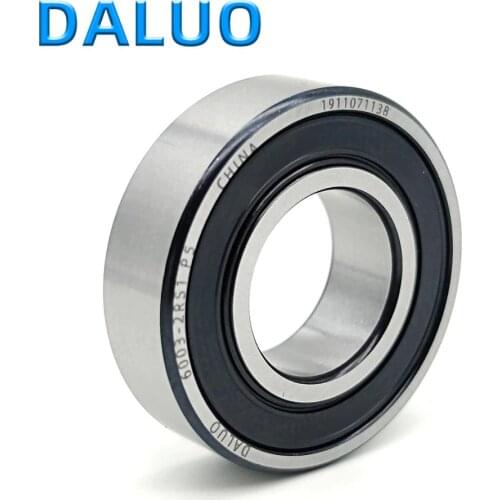 1PCS 6003-2RS1 P5 17X35X10 DALUO Bearing 6003 6003RS 6003-2RS ABEC-5 Single Row Deep Groove Ball Bearings Metric