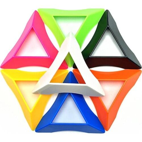 10 pcs Color Cube Stand Top Quality Speed Magic Speed Cube Plastic Cube Base Holder Educational Learning Toys