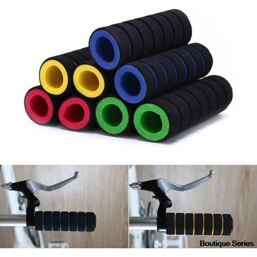 2Pcs Bike Racing Bicycle Handle Utility Foam Foam Grip Cover Anti-slip Cover
