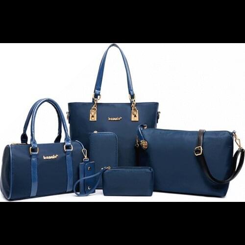 6PCS/SET Women Handbags Shoulder Crossbody Bag Purse Wallet Women Envelope Messenger Bags Female Composite Bag Fashion