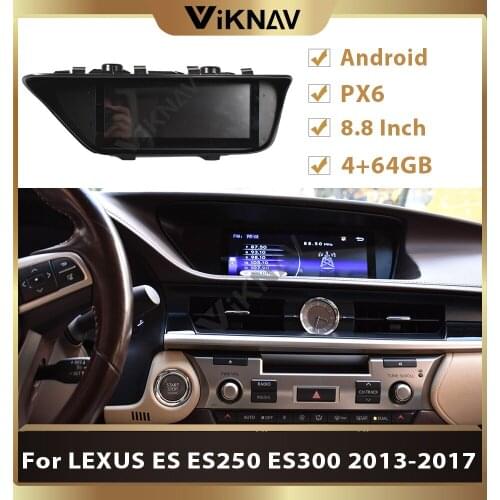 Car Radio For Lexus ES ES250 ES300 2013-2017 GPS Navigation Anti-glare Screen Multimedia Player Radio Audio Stereo