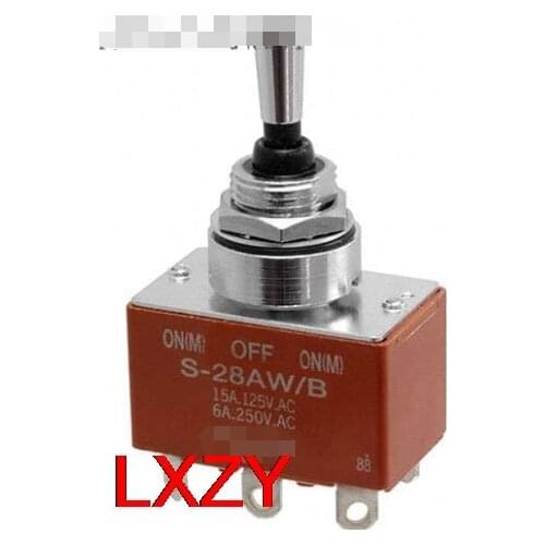 Free Shipping 2Pcs/Lot S28AWB S-28AW/B Three-Gear Self-Reset Normally Closed off Instantaneous Type