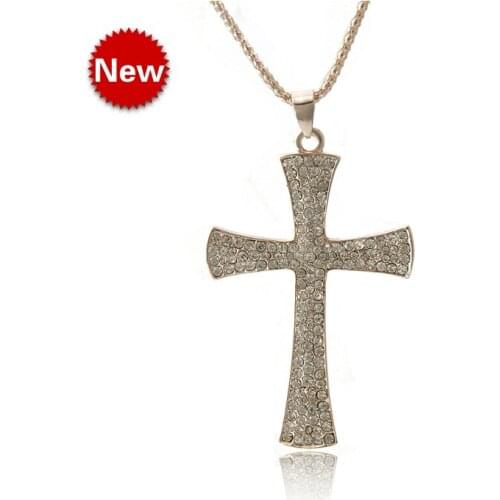 Free Shipping! Rhinestone Alloy Necklaces Cross Necklace Pendants fashion jewelry for women