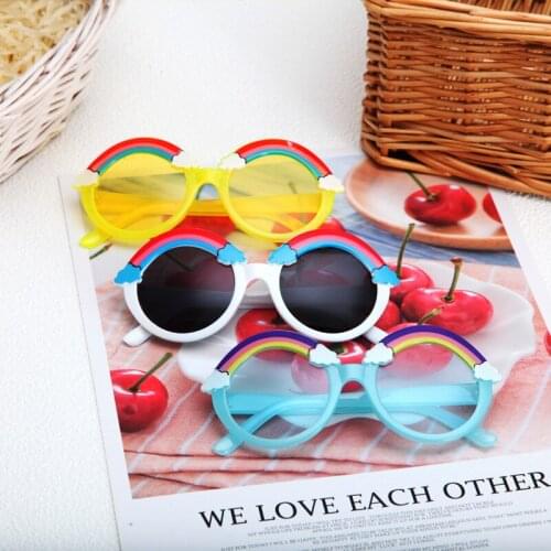 Children Sunglasses Cute Radiation protection Sunglasses UV400 silicone Sport Sun Glasses For Baby Girls Boys Glasses 2022