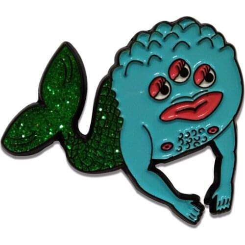 Chinas quality production Enamel badge Custom flash collar pin