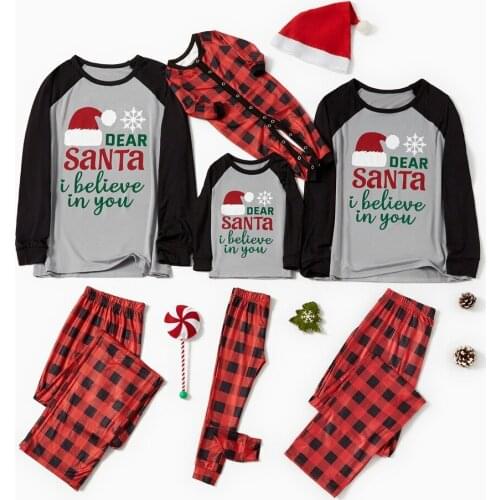 Family Matching Christmas Cartoon Clothes Sets Kids Mommy and Dady Romper Baby Jumpsuit Xmas Pajamas Homewear for New Year