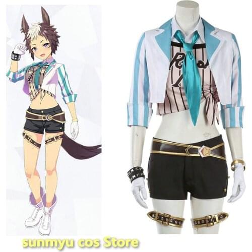 Uma Musume Pretty Derby Mejiro Ryan Cosplay Costume Custom Size Halloween