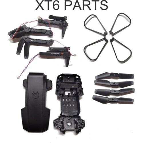 LSRC XT6 Rc Quadcopter Drone Accessories Parts Arm Motors Engines Body Blades Guard