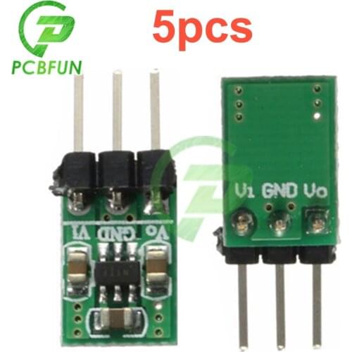 Mini 2 in 1 DC DC Buck Boost Module 1.8V-5V to 3.3V Step Up Down Converter Power Supply Adjustable Board for ESP8266 Wifi Module