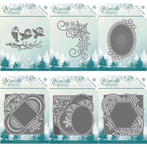 New Winter frame bird snowflake metal Cutting Dies Stencils DIY Scrapbooking Paper/photo Cards Embossing Dies