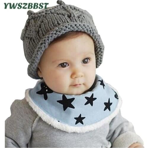 New Design Baby Bibs for Girl Boys Cotton Burp Cloths Cute Baby Triangle Bibs Scarf Spring Autumn Winter Warm Collars