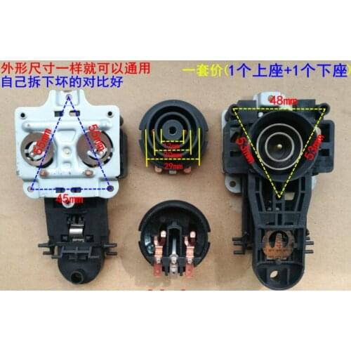 TM-186 Kettle Thermostat Temperature Control w Terminal Tip Top Base Socket 1set