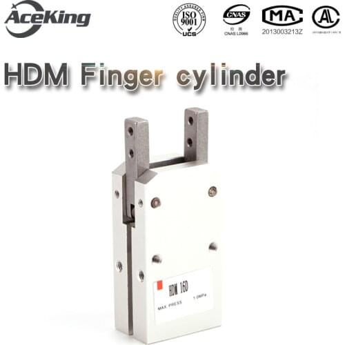 HDM Finger cylinder 180 ° clamping jaw cylinder pneumatic adjustable air jaw hdm16 hdm20 hdm32 hdm25