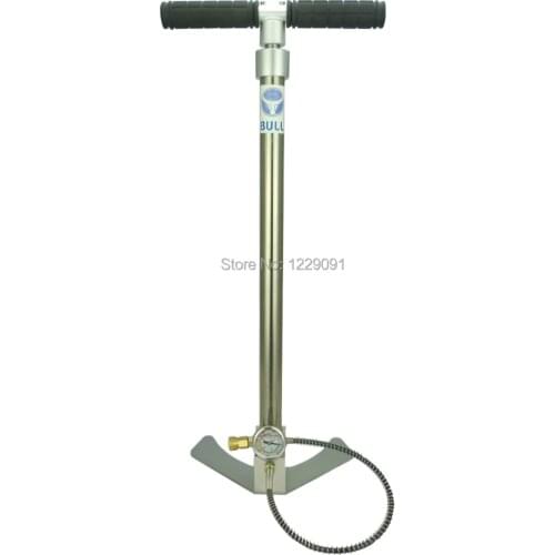 BULL Portable 30Mpa hand pcp pump with pressure gauge and valve , Free shipping to part country- factory outlet on sale