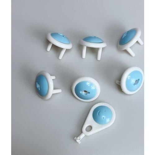 New 6 Pieces Russian EU European Euro Standard Child Electric Socket Outlet Plug Two Phase Safe Lock Cover For Baby Kids Safety