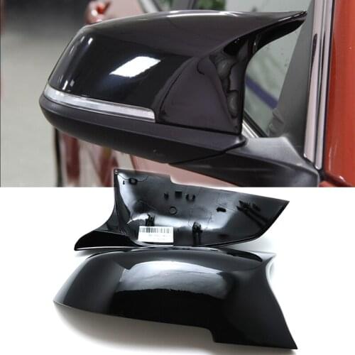 Replacement black color M3 M4 Look Rear View Mirror Cover Caps shell for BMW 1 Series F20 F21 116i 118i 120i 125i 130i 2012-2016