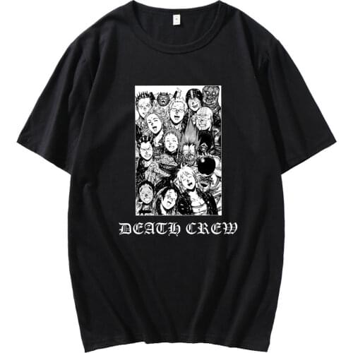 Harajuku Dorohedoro Hero Horror Manga T-shirt Short Sleeve Funny Men Women Hip Hop Creative Clothing Tshirt Male Retro T Shirt