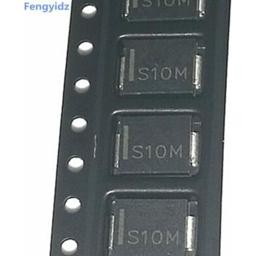 1000pcs/lot SMD rectifier diodes S10M / 10A 1000V / DO-214