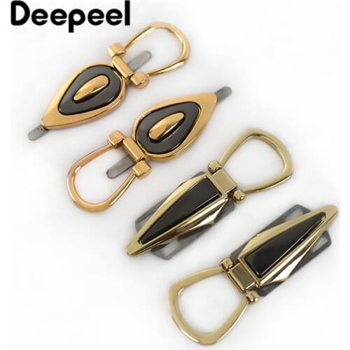 Deepeel 2/4/10pcs Metal Bag Side Clip Ring Buckle Chain Hanging Hooks DIY Luggage Hardware Jewelry Decoration Accessories AP631