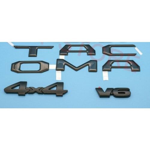 2016-2020 for SR V6 4X4 BLACKOUT EMBLEM OVERLAY KIT TAILGATE LETTERS
