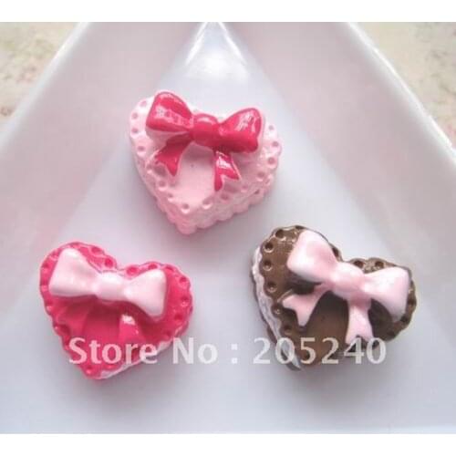 21pcs Hot Sale Kawaii Resin Cake Craft Accessory For DIY Decoration