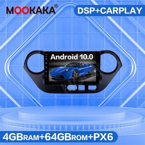 4G SIM LTE Android 10.0 64GB Car GPS Navigation Radio For Hyundai I10 2018-2019 LHD Audio Multimedia Player Auto Stereo Headunit