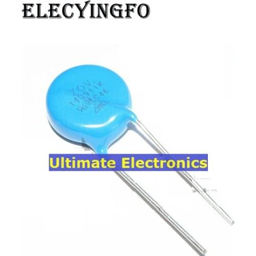 50pcs Varistors 14D911K 910V Varistor Metal voltage dependent resistor