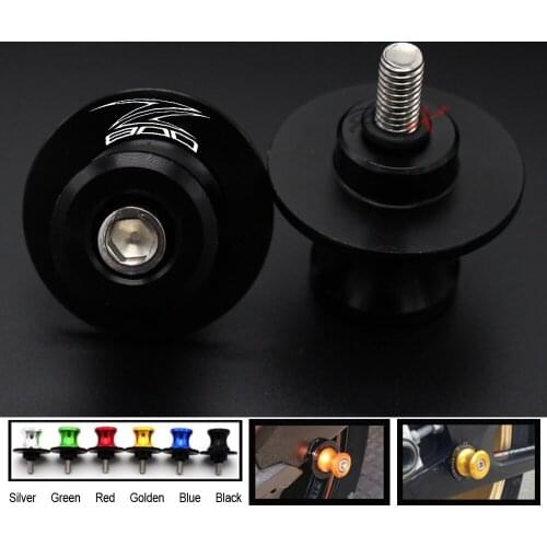 Motorcycle Accessories CNC Aluminum M10 Swingarm Spools Slider Stand Screw For Kawasaki Z800/E version 2013 2016