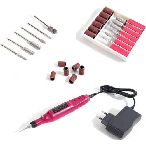 New Portable Electric Nail Drill Machine Manicure Machine Pedicure Drill Set Ceramic Nail File Nail Drill Equipment Tools