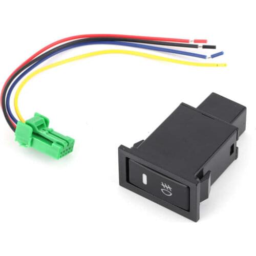 Car Fog lamp Car Accessories Fog Lamp Push Button Switch 4‑Pole Controller Fit for Land Cruiser 100 75 76 78 79 Series Auto