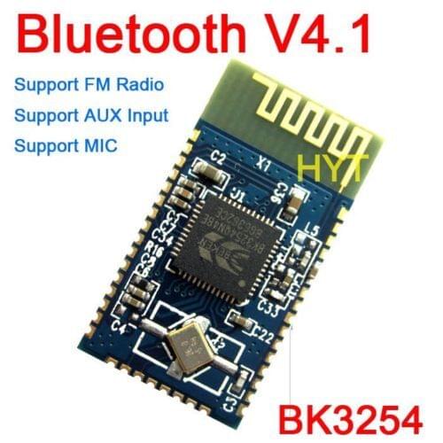 BK3254 Bluetooth V4.1 Stereo Audio Module Support Infrared Remote Support FM Radio SD/TF card U-Disk Play AUX Voice Prompt MP3