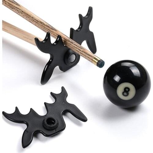 Black Snooker Billiards Cue Rack Bridge Head Billiards Cross Antlers Rod Holder Pool Cue Stick Frame Pole Rack Rod Accessories