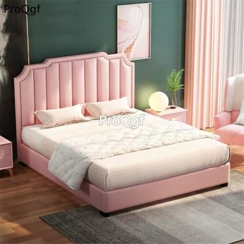 Ngryise 1 set ins pink princess style Children Bed