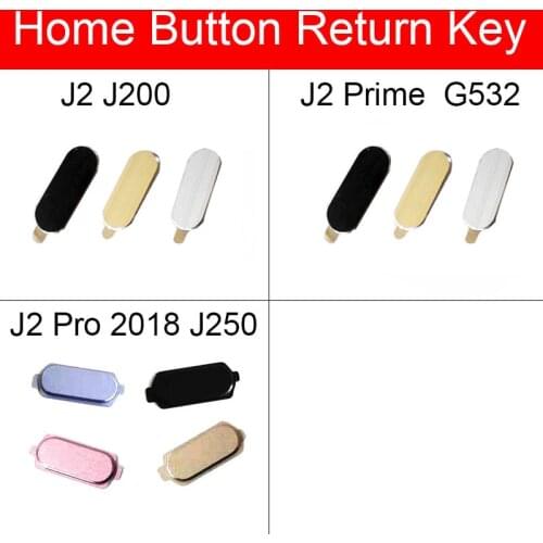Fingerprint Home Button Flex Cable For Samsung Galaxy J2 J200 Prime Pro 2018 J250 G532 Menu Return Touch Sensor Repair Parts