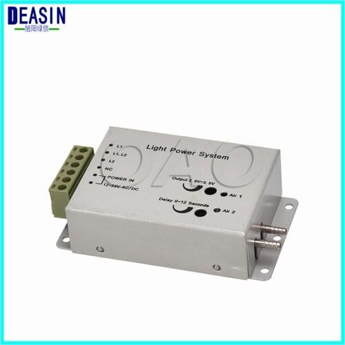 Good quality 2 PCS Dental Fiber Optic Handpiece Light Power control box