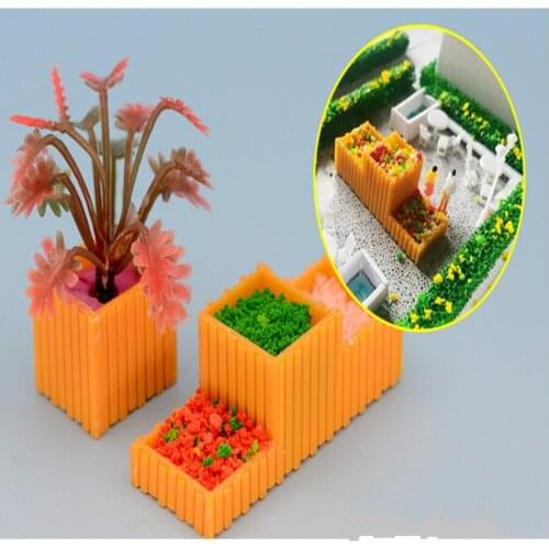 Architecture Model Making Train Layout HO N OO Scale Model Material DIY Hand Outdoor Outdoor Environment Flower Box Flower Box