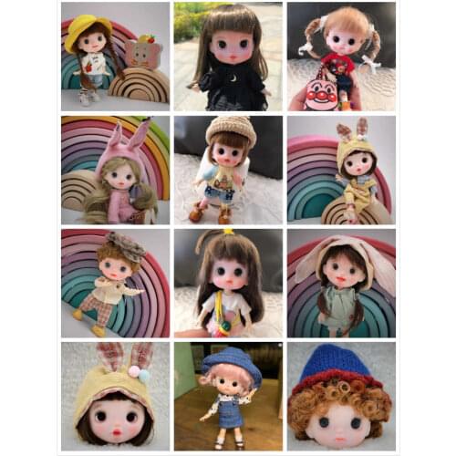 OB11 Handmade doll customization 1/8 BJD dolls OB doll selling head and nude doll polymer clay