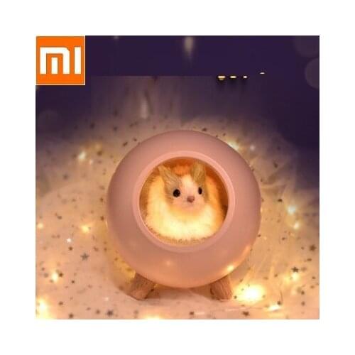 New Ambient Light Pet mouse cartoon scene light Bedside USB Night Light Bedroom LED cartoon table lamp gift
