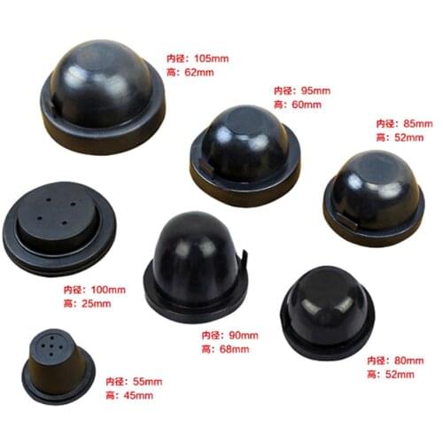 LED Headlight Dust Cover Rubber Seal Cap LED Xenon Flexible Car Headlight Dustproof Housing Shell Cap 2 Pack 55mm 80mm 105mm