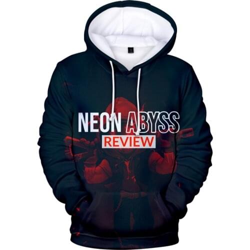 Hot Sale Anime Hoodie 3D Print Neon Abyss Sweatshirt Men/Women Fashion Hooded Sweatshirt Casual Autumn Pullovers