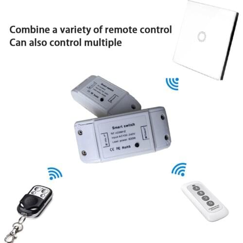 Smart Switch 433 RF On-off Device Wireless Receiver Remote Control Switch Smart Life Modification Remote Control Switch Smart