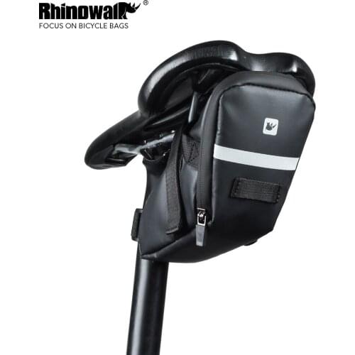 Rhinowalk Waterproof Bicycle Rear Tail Seat Bag Repair Tools Storage Panniers Seatpost Pouch Mountain Bike Cycling Saddle Bags