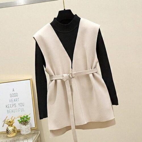 Woman Jacket Vest Womens Top Spring, Autumn Winter Loose Pullover Vest Jacket Chaleco Mujer